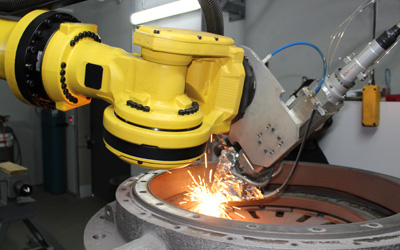 Robotic Laser Cladding Application